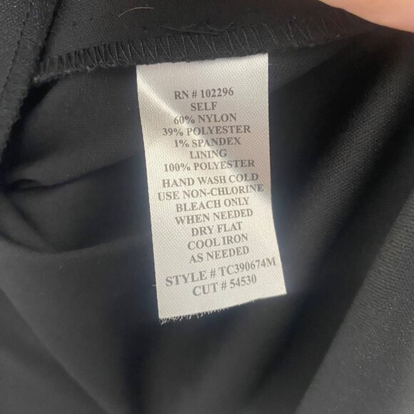 Connected Apparel Black Sequin Dress Size 12 Elegant NYE Holiday Party Occasion - Picture 6 of 12